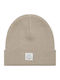 Beanie Unisex Σκούφος Πλεκτός σε Μπεζ χρώμα