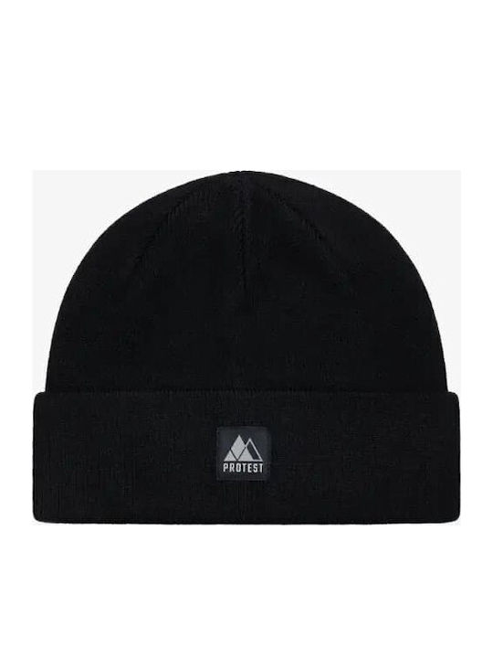 Beanie Unisex Beanie Knitted in Black color