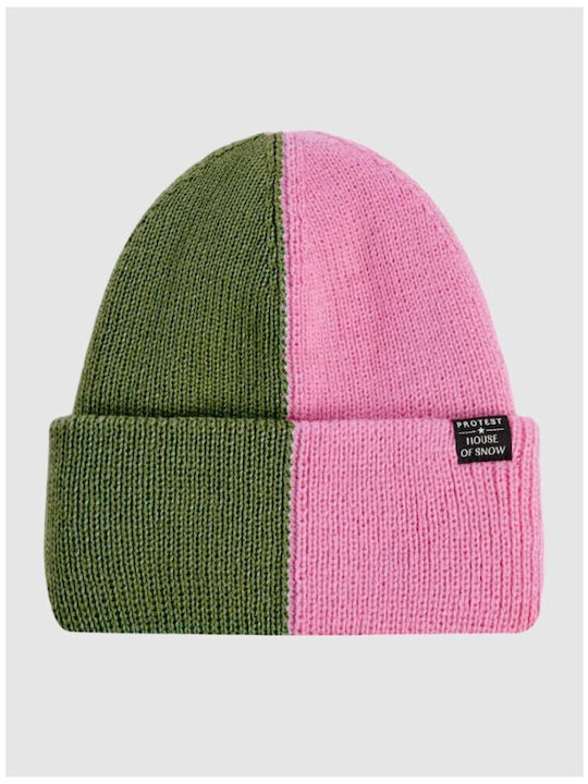 Beanie Beanie Knitted in Pink color