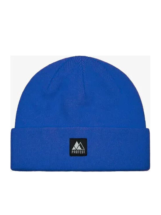 Beanie Unisex Beanie Knitted in Blue color