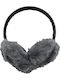 Unisex Earmuff Πλεκτό σε Γκρι χρώμα