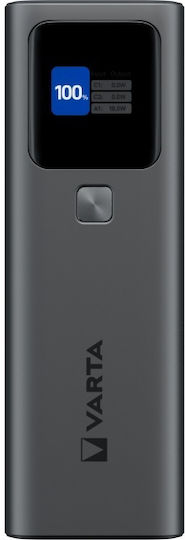 Varta Power Bank 27000mAh 140W με Θύρα USB-A και Θύρα USB-C Power Delivery Μαύρο