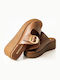 Ragazza Tabac Brown Leather Platforms Adjustable Strap