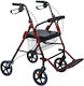 Mobiak Foldable Aluminum Burgundy Walker