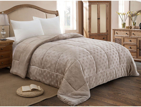 Adam Home Κουβερτοπάπλωμα Μονό 160x240εκ. 822 Taupe