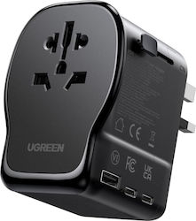 Ugreen Αντάπτορας Πρίζας από Universal σε Universal Ugreen Αντάπτορας Πρίζας από Universal σε Universal
