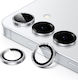 Lito Camera Protection Tempered Glass Silver for the Samsung Galaxy S26, S26 Plus