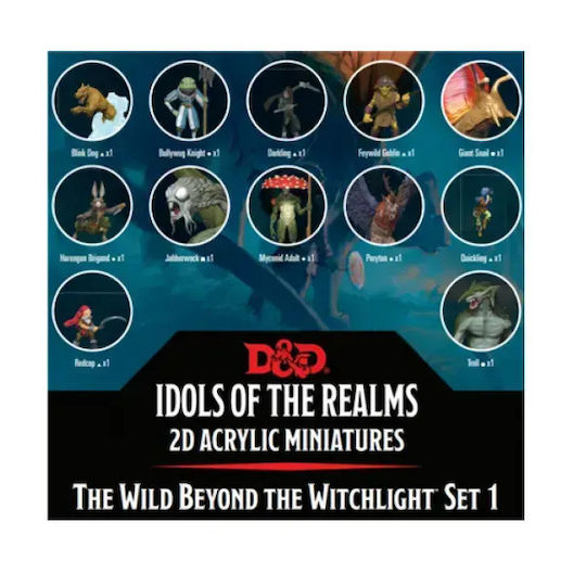 Dungeons & Dragons Idols Realms Wild Beyond Witchlight 2d Miniatures Set 2