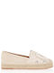 Wildleder Damen Espadrilles in Beige Farbe