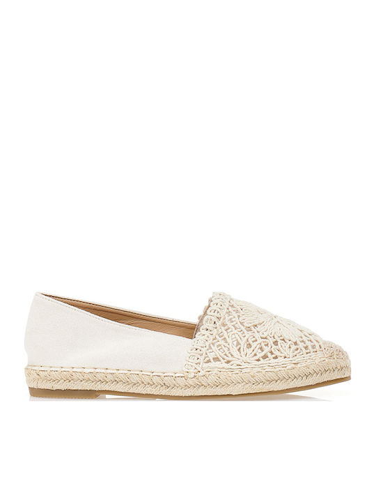 Geflochtene Damen Espadrilles in Beige Farbe