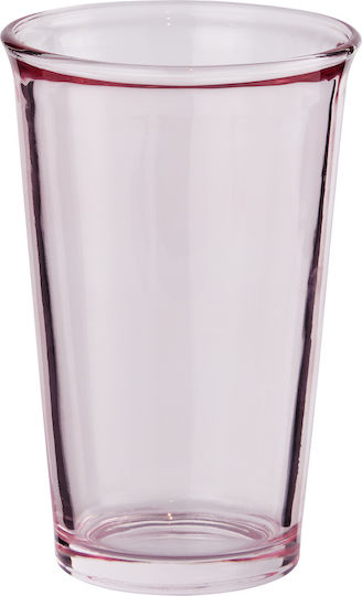 Butlers Brille aus Glas in Rosa Farbe 340ml