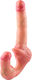 Strapless Strap-on Double-ended Vibrating Dildo