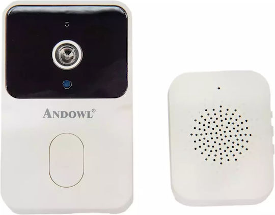 Andowl Ασύρματο Κουδούνι Πόρτας Wi-Fi Λευκό