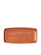 Churchill 1795 Serving Platter Rectangular made of Porcelain Orange 34.5x18.5cm