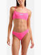 Bikini Set Sports Bra Shocking Pink
