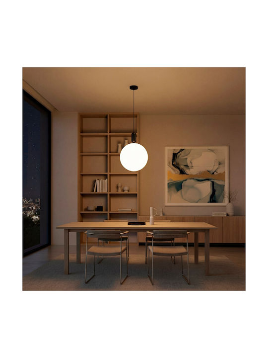 kelvo Estetico Pendant Light Black with Socket E27 40x40x58cm