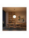 kelvo Estetico Pendant Light Black with Socket E27 40x40x58cm