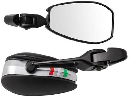 A-Pro Motorcycle Mirrors 2pcs Silver