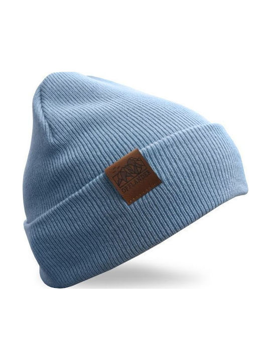 Kids Beanie Knitted Light Blue