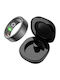 Colmi R02 Smart Ring 19.8mm με Παλμογράφο Μαύρο