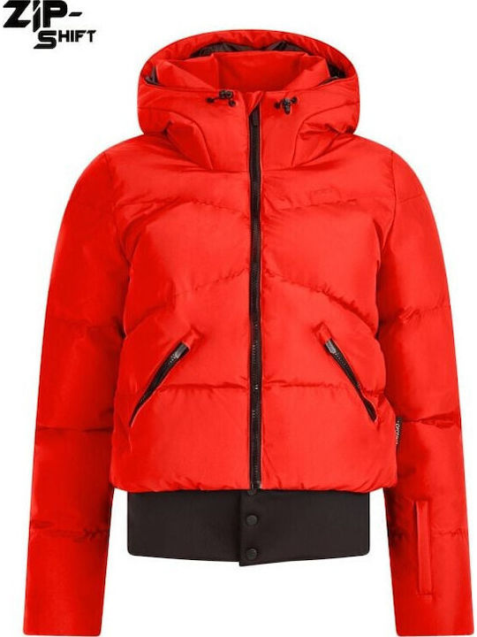 Protest Snowjacket 65652013-133 Женско Яке за Ски и Сноуборд Червен