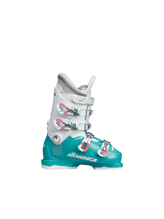 Nordica Speedmachine J4 Ski Boots Blue/white/pink