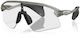 Oakley Cycling Glasses with Black Frame & Photochromic / Transparent Lenses
