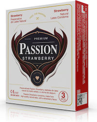Passion Προφυλακτικά 3τμχ Strawberry