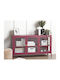 Μπουφές Berwyn 2450 Red 115x35x64cm