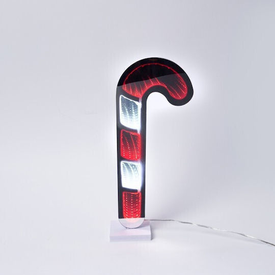 Estheti Dekoratives Design Spiegel Led Bande 119 Led Süßigkeiten Stab 30x12cm Transformator Rotes & Weißes Led Verlängerungskabel 3m Ip44 2 Stücke