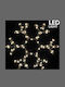 Estheti Schneeflocke 3m Led Lichtschlauch Monokanal Thermo Weiß & Weiß Flash 38x36cm Ip44 2 Stücke 600-20103