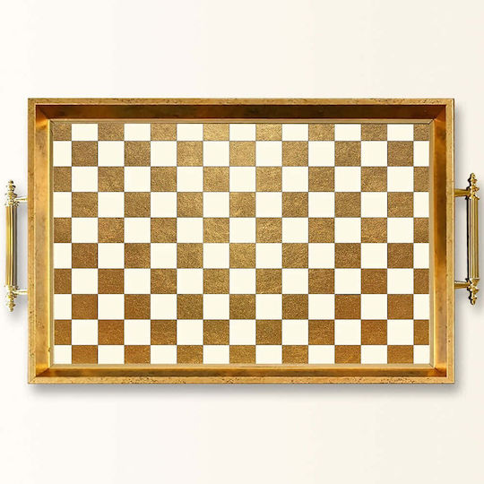 Aberto Design Dreptunghiular Tavă de Servire în Culoare Galben 50x29x3.5cm 244KNG1586 1buc