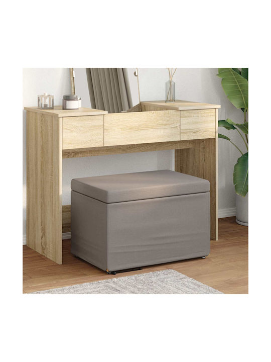 Σκαμπό Κουζίνας Επενδυμένο με Ύφασμα Taupe 61x4...