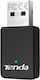 Tenda U11 USB Netzwerkadapter 900mbps Drahtlose Ax Usb 2.0 Schwarz