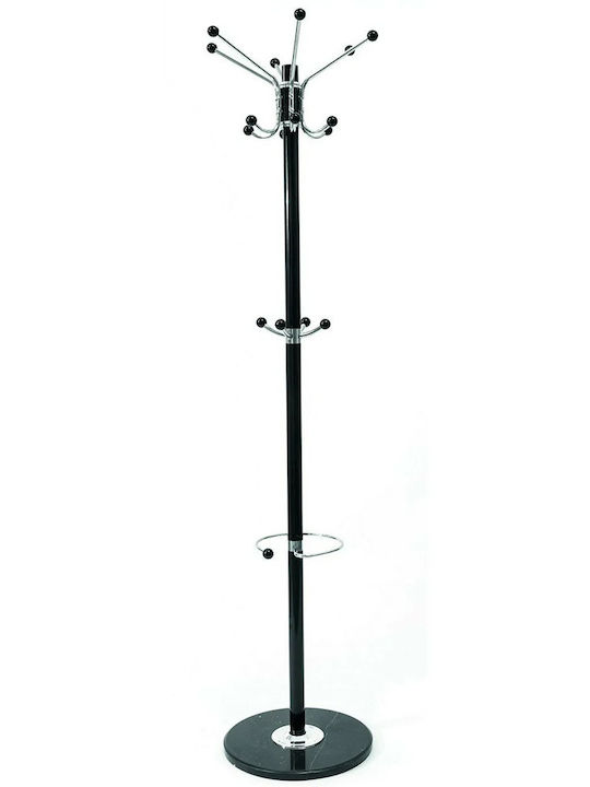 General Trade Freistehender Kleiderständer Metallisch Silber 36.5x36.5x175cm