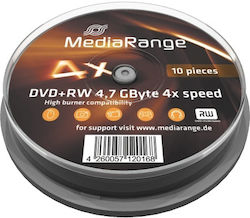 Mediarange Dvd+rw 4x Cake10 "mr451"