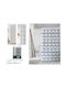 General Trade Bathroom Shower Curtain 200x180cm Various Colors (Various Colors)