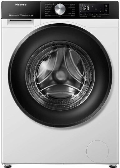 Hisense Πλυντήριο Ρούχων 9kg 1400 Στροφών WF3S9045BW3