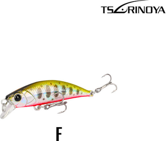 Tsurinoya Intruder Τεχνητό Δόλωμα Ψαράκι (Minnow) 5gr F