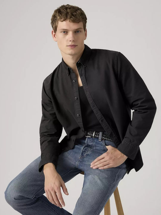 Levi's Authentic Langärmlig Hemd Schwarz
