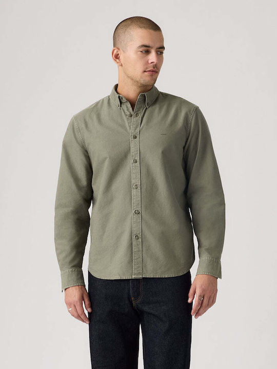 Levi's Authentic Langärmlig Hemd Khaki
