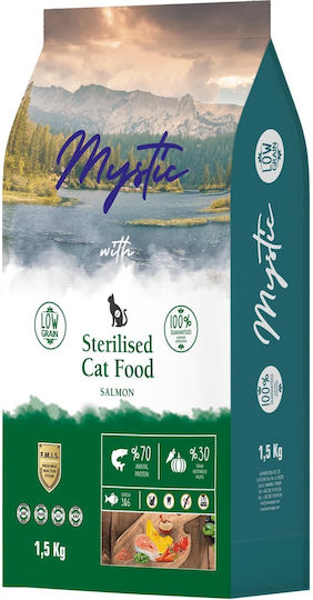 Mystic Hrană Uscată cu Puține Cereale pentru Pisici Sterilizate cu Pui / Orez / Cartofi / Ficat / Rodii de rodie / Dovleac 1.5kg