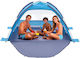 Vevor Strandszene für 3 Personen Blau