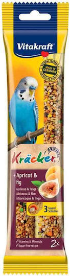 Vitakraft Kräcker Duo Aprikoos & Vijg Wellensittiche 2τμχ 60gr