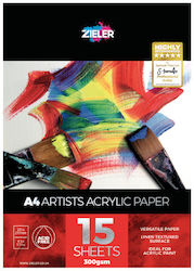 Zieler Acrylic & Oil Pad A4 609290025 Toys
