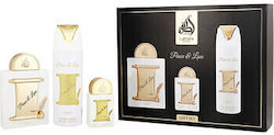 Lattafa Peace & Love Fragrance Set with Eau de Parfum 3 Pieces Lattafa Peace & Love Fragrance Set with Eau de Parfum 3 Pieces