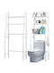 Verk Group Επιτοίχια Ραφιέρα Μπάνιου Μεταλλική 153x45x25cm Λευκή