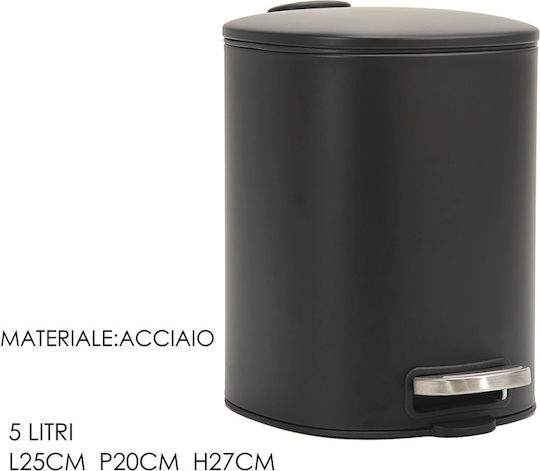 General Trade Metallisch Badezimmer Mülleimer 5Es