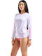 Arena Women's Long Sleeve Sun Protection Shirt White