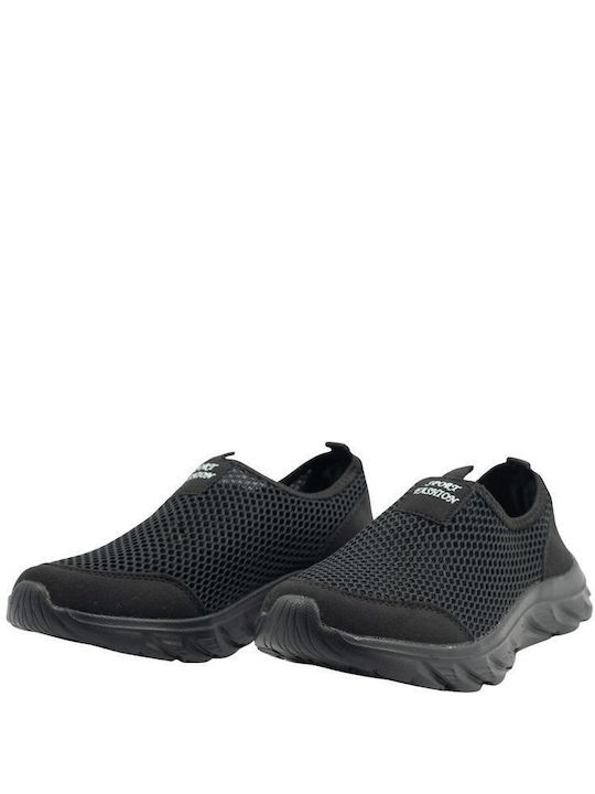 Синтетична кожа Мъжки Slip-On Черен